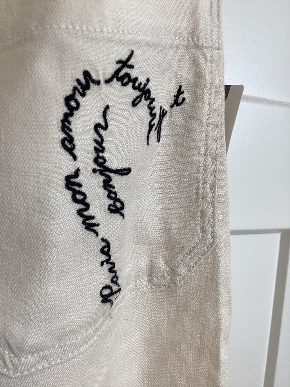 🇫🇷Anthropologie Colette Pants Maeve Linen Cropped Wide-Leg Pants New 28 France - Picture 10 of 15